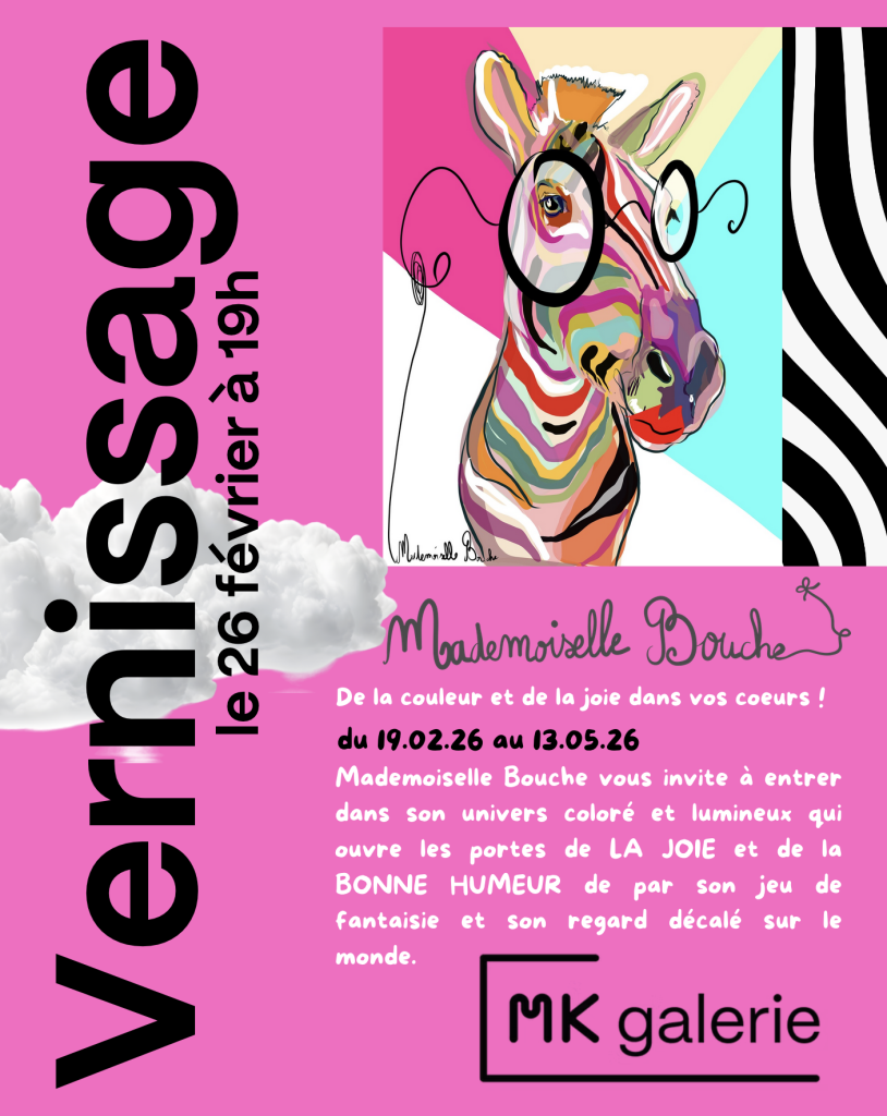 MK GALERIE vernissage exposition d'art mademoiselle bouche