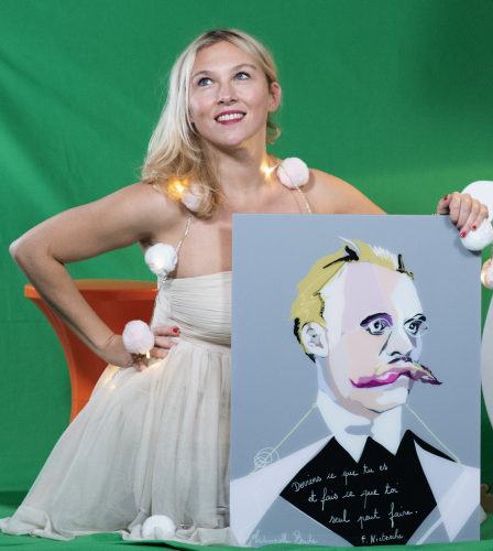 Portrait de Nietzsche sur PLEXIGLAS