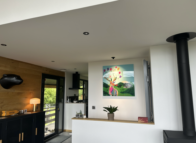 Création sur mesure en plexiglas pour un chalet dans le MORVAN